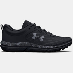 Under Armour Charged Assert Camo Running Shoes Black Pitch Gray