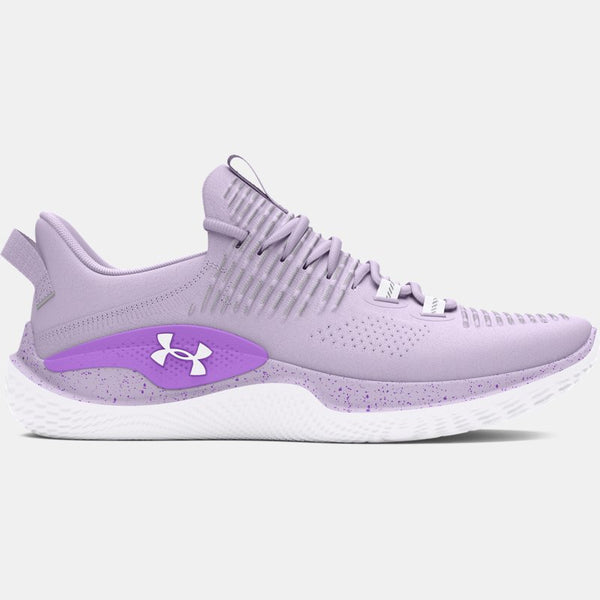 Under Armour Dynamic IntelliKnit Training Shoes Salt Purple Lavish White