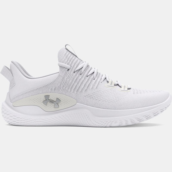 Under Armour Dynamic IntelliKnit Training Shoes White Metallic Silver