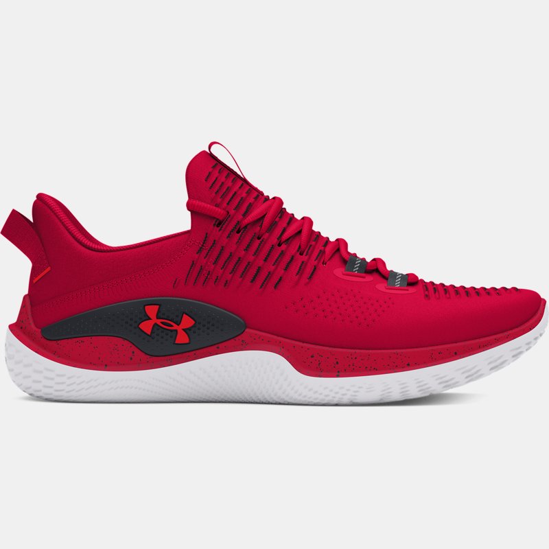 Under Armour Dynamic IntelliKnit Training Shoes Inferno Red Black Racer Red