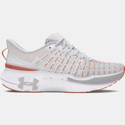 Under Armour Infinite Elite Running Shoes White Halo Gray Flare Orange