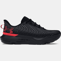 Under Armour Infinite Pro Running Shoes Black Anthracite Racer Red