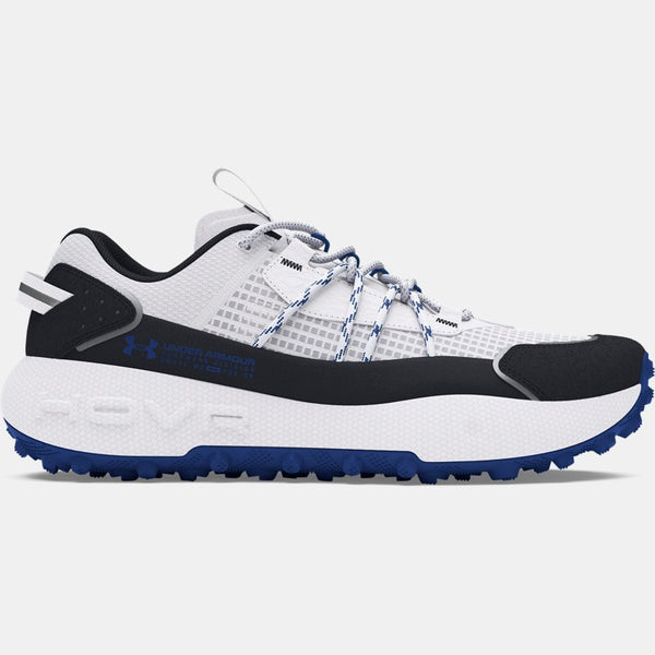 Under Armour Fat Tire Venture Pro Shoes White Black Tech Blue (EU )