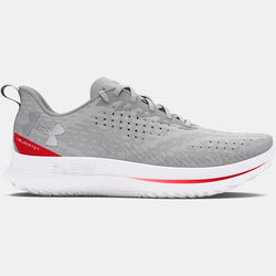 Under Armour Velociti Running Shoes Halo Gray Racer Red White