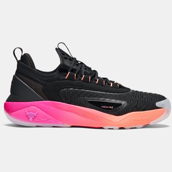 Under Armour Project Rock Training Shoes Black Vivid Magenta Black