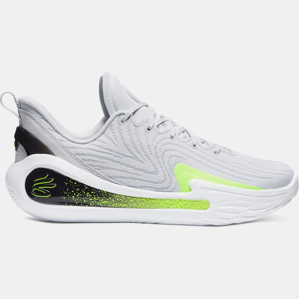 Curry 'Gravity' Basketball Shoes Halo Gray Black High Vis Yellow