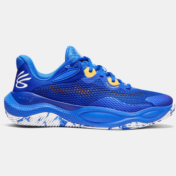 Curry Splash Basketball Shoes Royal Taxi White