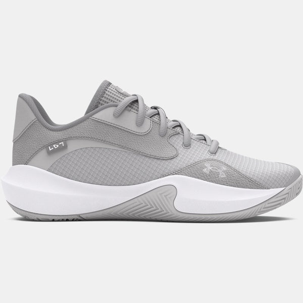 Under Armour Lockdown Low Basketball Shoes Halo Gray Distant Gray Halo Gray (EU )