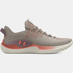 Under Armour Dynamic IntelliKnit Ele-Grit Training Shoes Gray Matter Tetra Gray Aero Orange