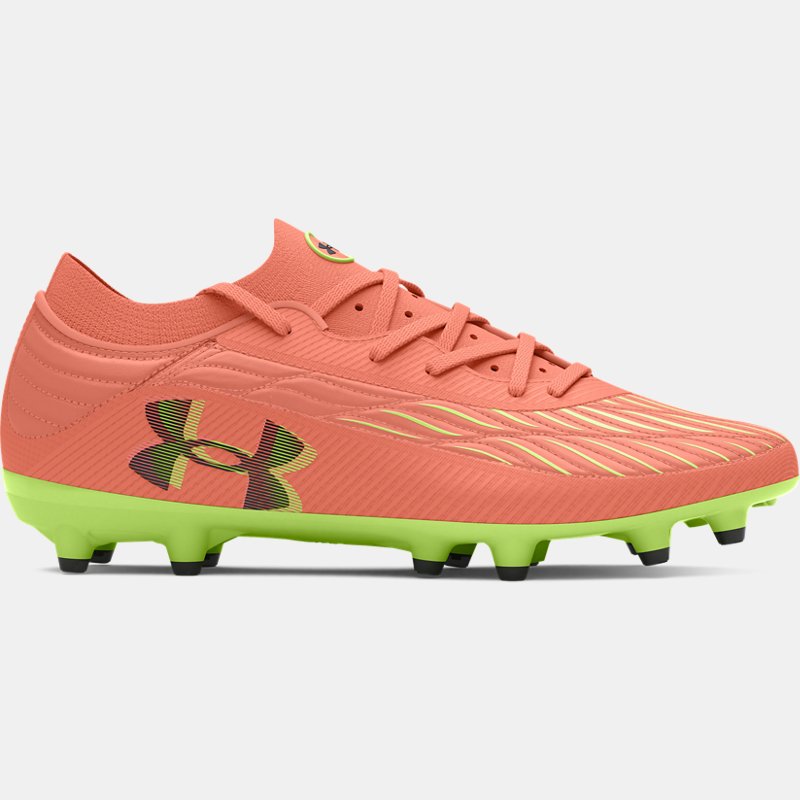 Under Armour Magnetico Pro Firm Ground Football Boots Flare Orange Flare Orange Black