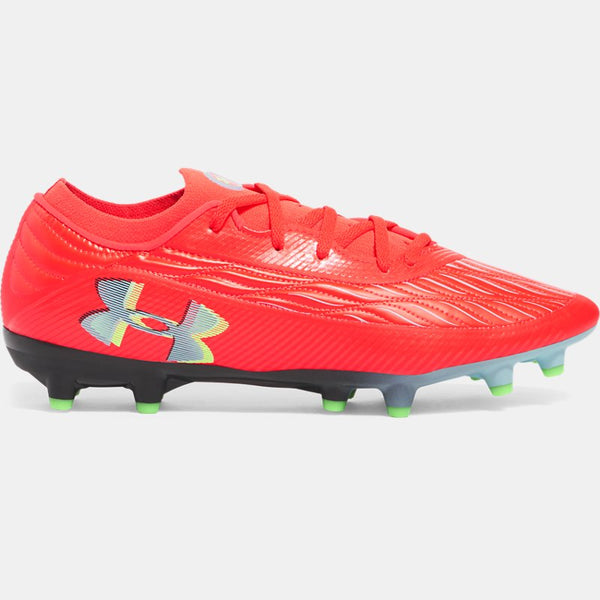 Under Armour Magnetico Pro 4 Firm Ground Football Boots Ares Red Stream