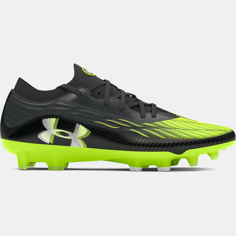 Under Armour Magnetico Elite Firm Ground Football Boots Black Anthracite White