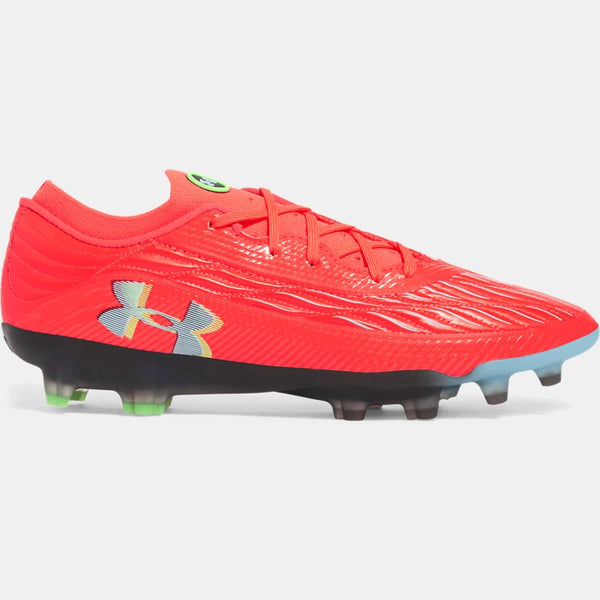 Under Armour Magnetico Elite 4 Firm Ground Football Boots Ares Red Stream