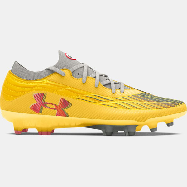 Under Armour Magnetico Elite 4 FG Soccer Cleats Taxi Taxi Racer Red