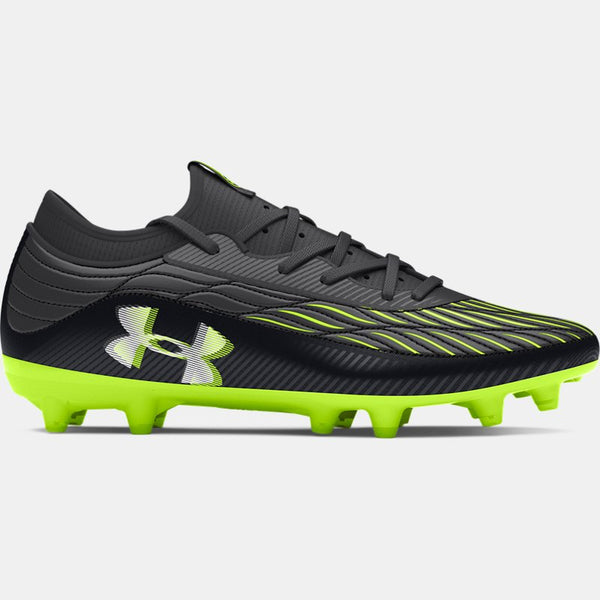 Under Armour Magnetico Select 4 Firm Ground Football Boots Black Anthracite White