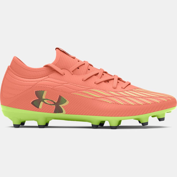 Under Armour Magnetico Select 4 Firm Ground Football Boots Flare Orange Black