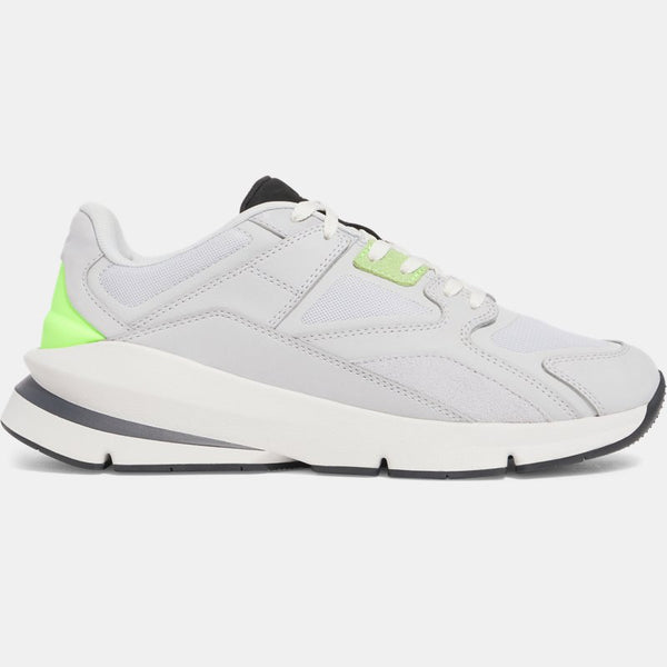 Under Armour Forge Shoes Halo Gray White Quartz Hyper Green