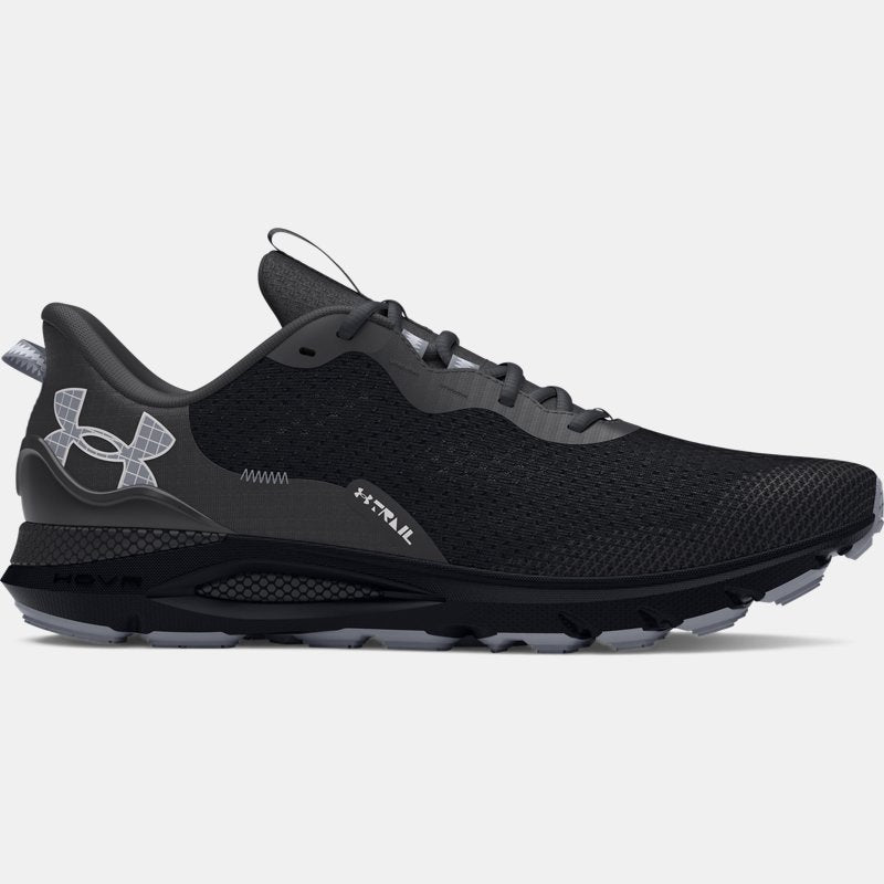 Under Armour Sonic Trail Running Shoes Black Anthracite Steel