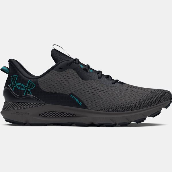 Under Armour Sonic Trail Running Shoes Castlerock Black Circuit Teal (EU )