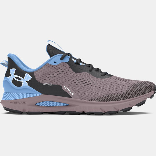 Under Armour Sonic Trail Running Shoes Tetra Gray Horizon Blue Nimbus Blue