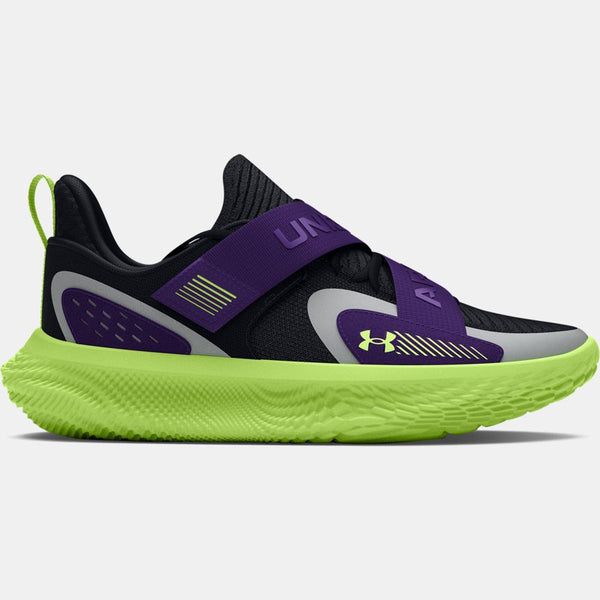 Under Armour FUTR X Start Of Season Basketball Shoes Black Purple Morph Green