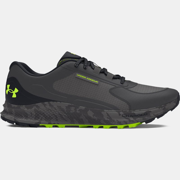 Under Armour Bandit Trail Running Shoes Castlerock Anthracite High Vis Yellow (EU )