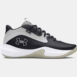 Under Armour Lockdown Basketball Shoes Black Silt Distant Gray