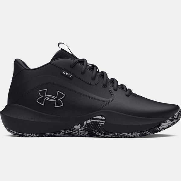 Under Armour Lockdown Basketball Shoes Black Metallic Silver