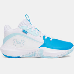 Under Armour Lockdown Basketball Shoes Electric Blue White Stream