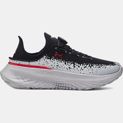 Under Armour SlipSpeed™ Mega Shoes Black Mod Gray Red