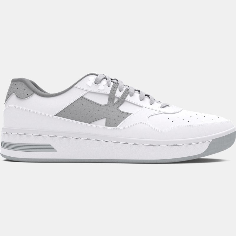 Under Armour Court Suede Shoes White Mod Gray (EU )