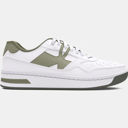 Under Armour Court Suede Shoes White Grove Green