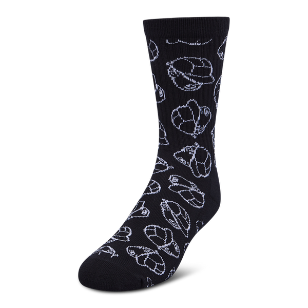 New Balance Paperboy Unisex Socks Cotton, Polyester, Elastane Black