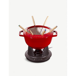 Staub Enameled cast-iron fondue forks set of six