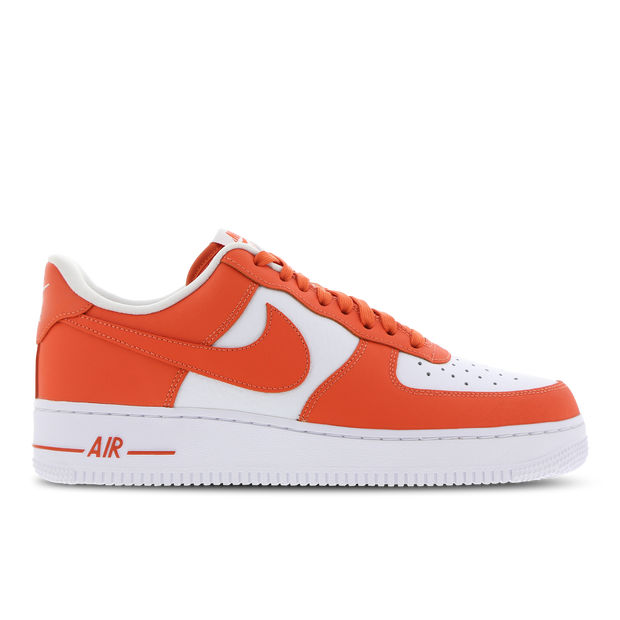 Nike Air Force Sneakers Leather Orange