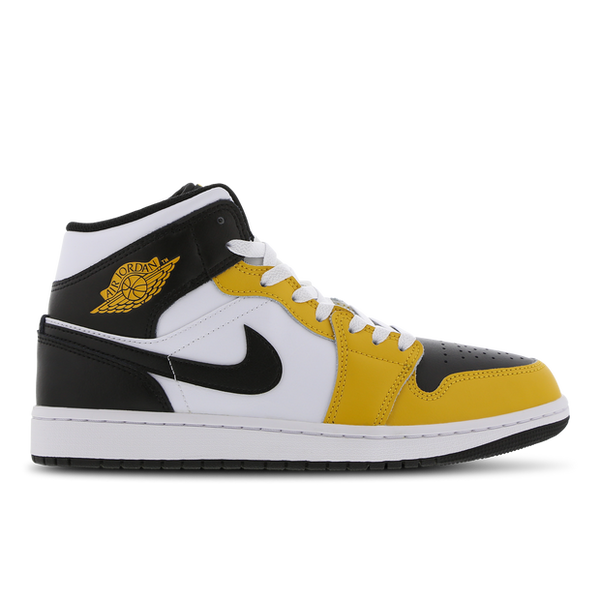 Jordan 1 Mid Shoes Yellow