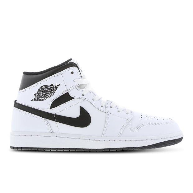 Jordan 1 Mid Sneakers Leather & White