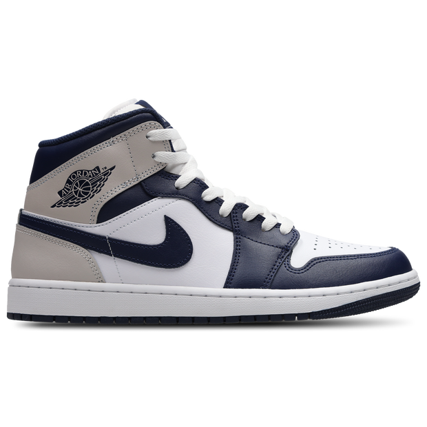 Jordan Aj1 Mid Sneakers Leather & White
