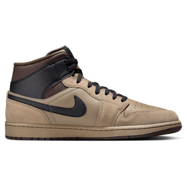Jordan 1 Mid Sneakers Leather Brown