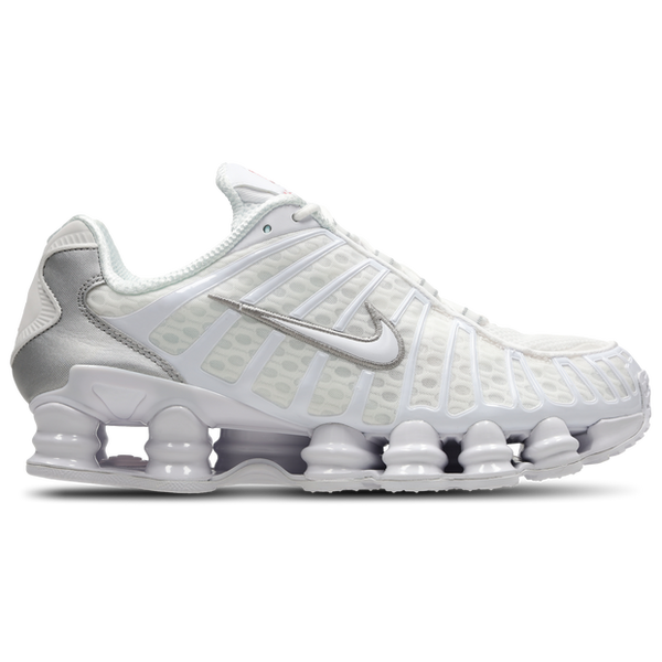 Nike Shox Sneakers Synthetics, Textile White