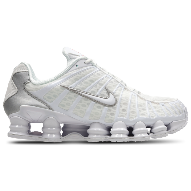 Nike Shox Sneakers Synthetics, Textile White