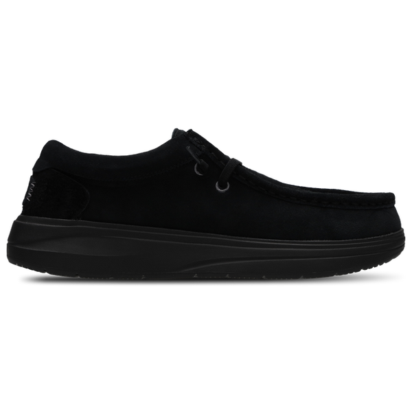 Heydude Suede Sneakers Suede Black