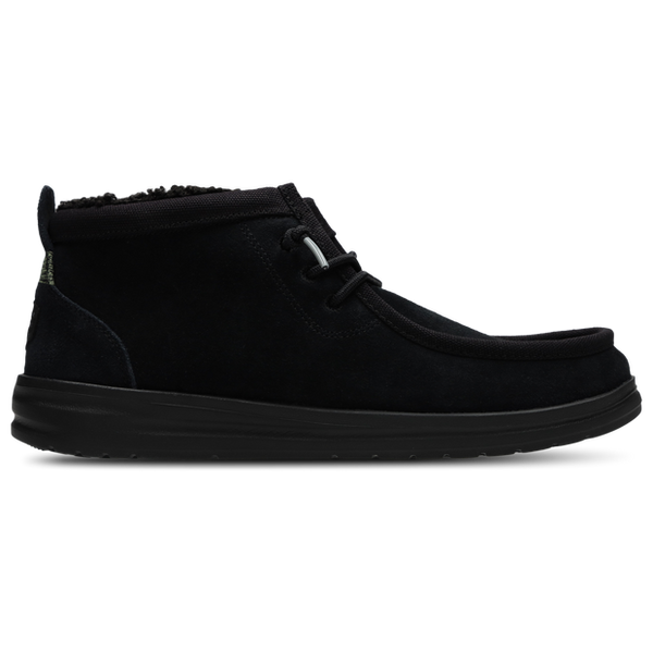 HEYDUDE Wally Mid Gripr Warmth Shoes Black