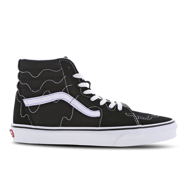 Vans Sk8 Hi Stitch Warp Sneakers Suede Black