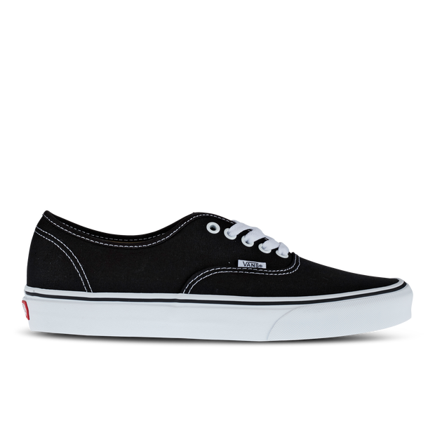 Vans Authentic Sneakers Leather & Textile Black