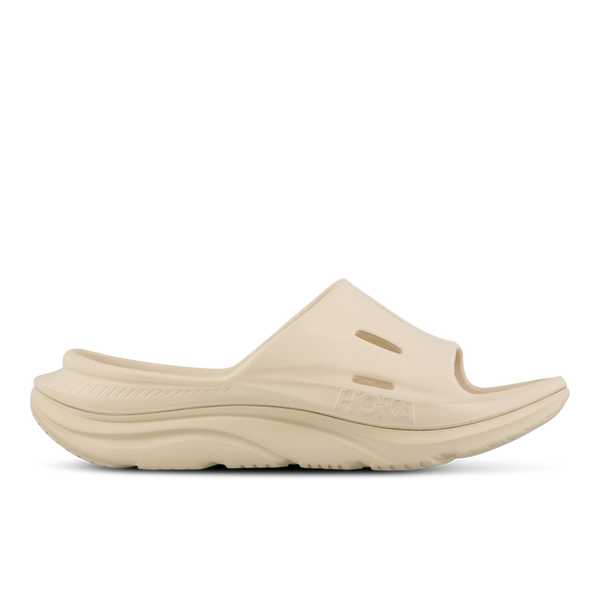 Hoka Ora Recovery Slide Flip Flops And Sandals Beige