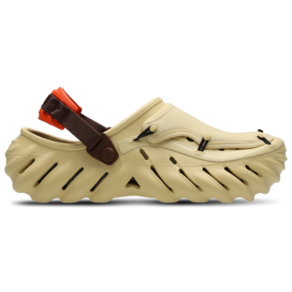 Crocs Clog Flip-Flops and Sandals Beige