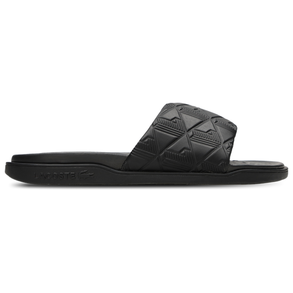 Lacoste Serve Slide Dual Flip Flops And Sandals Plastic/Polycarbonate Black