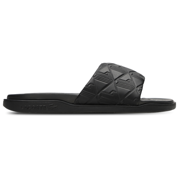 Lacoste Serve Slide Dual Flip Flops And Sandals Plastic/Polycarbonate Black
