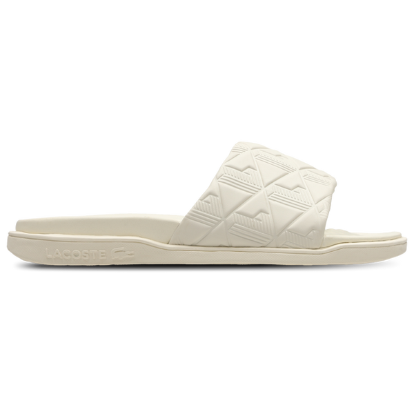 Lacoste Serve Slide Dual Flip Flops And Sandals Plastic/Polycarbonate White